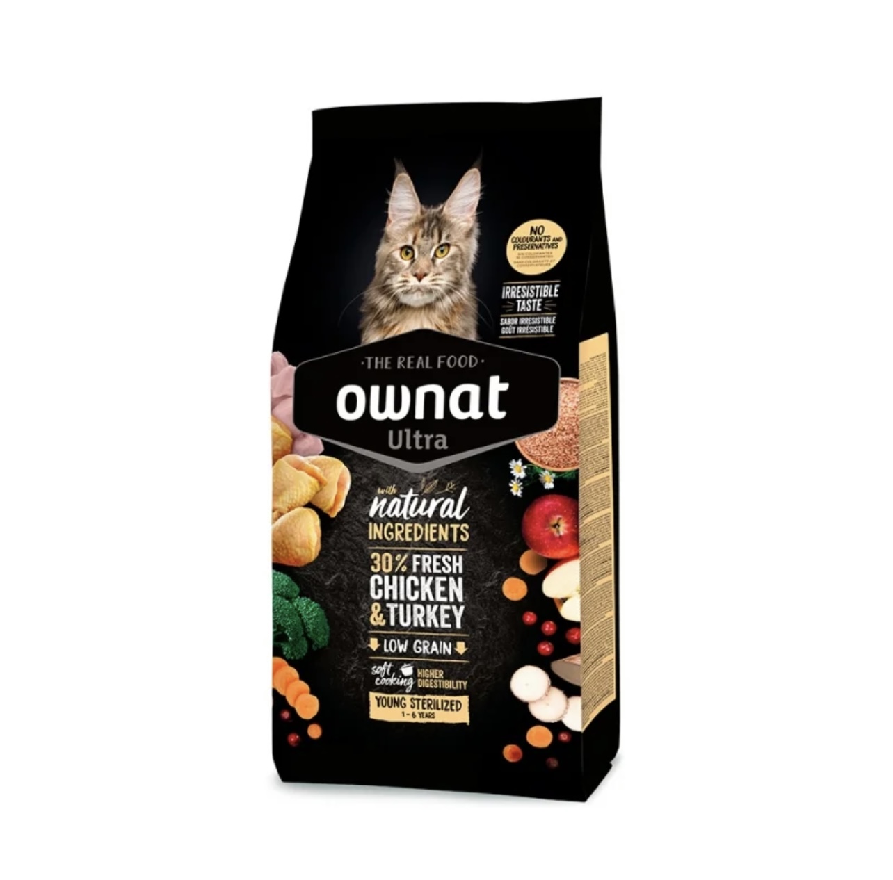 Ownat Ultra Young Sterilized με Κοτόπουλο & Γαλοπούλα 400gr